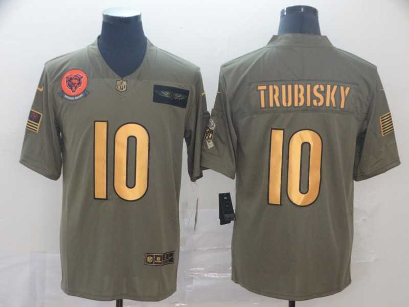 Nike Bears 10 Mitchell Trubisky 2019 Olive Gold Salute To Service Limited Jersey,We sell and wholesale Nike Bears 10 Mitchell Trubisky 2019 Olive Gold Salute To Service Limited Jersey on line form chian!